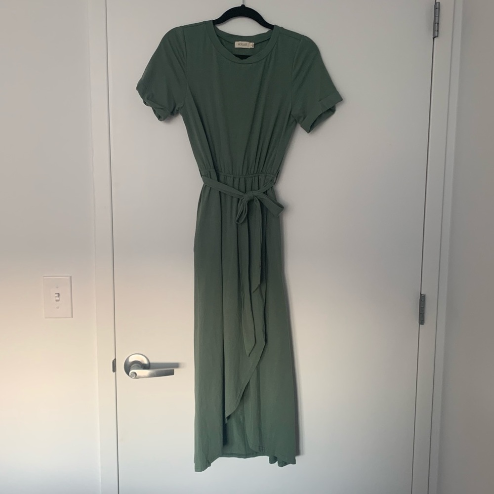 Roolee Green Flowy Dress
